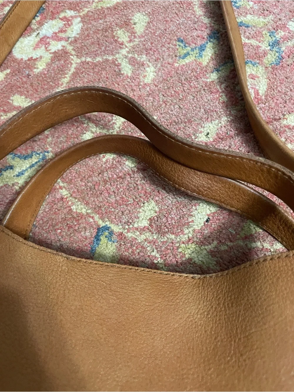 Madewell The Sydney Classic Tan Leather Crossbody Bag